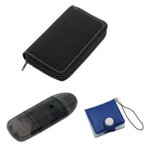   Card Case   24 Card + Blue Memory Card Case for 