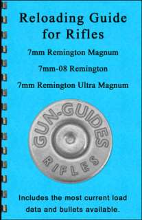 Gun Guides (8) Reloading Pistol Revolver Rifle © 2011 Guide Manual 