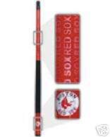 NEW BOSTON RED SOX POOL CUE STICK w/CASE & FREE S&H  