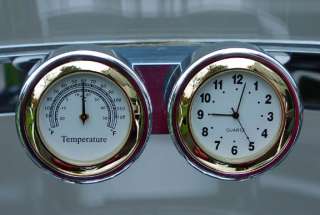 Honda valkyrie motorcycle windshield clock thermometer #4