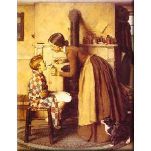 Spring Tonic 23x30 Streched Canvas Art by Rockwell, Norman  
