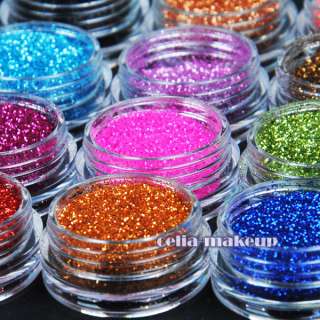   Glitter Nail Art Tool Kit Acrylic UV Powder Dust Set kits 1003  