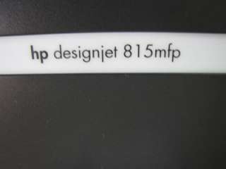 HP Designjet 815MFP 4200 Wide Format Scanner Q1279A *Tested   Video 