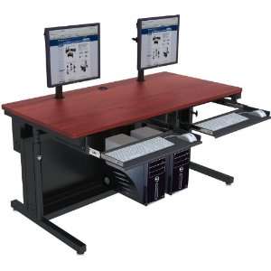  Basic Adjustable Classroom Table 60 x 30  Black Frame 
