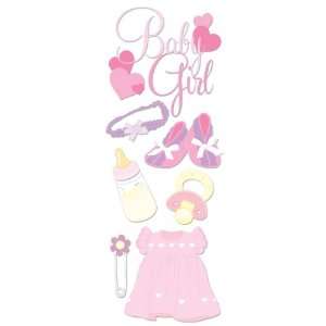   La Fleur Dimensional Sticker, Baby Girl Arts, Crafts & Sewing