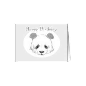  Happy Birthday   Panda bear Card: Toys & Games