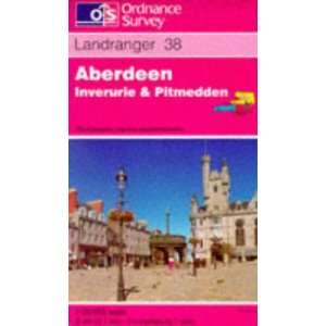  Landranger Map 0038: Aberdeen, Inverurie & Pitmedden 