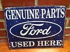FORD 1950s 60s *GENUINE PARTS .*Metal Sign Vintage Barn Find Style 