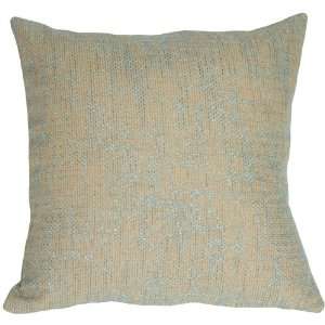  Pillow Decor   Turquoise Texture on Sand 19 Square 