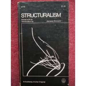  Structuralism (9780385060561) Jacques Ehrmann Books