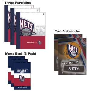 New Jersey Nets NBA Combo School/Office Pack Sports 