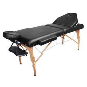   Portable Massage Table 4 Tattoo Spa Salon   Black: Sports & Outdoors
