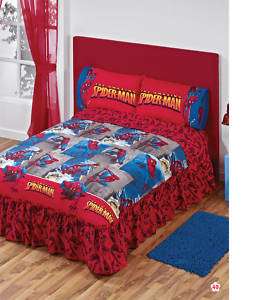 NW The Amazing Spiderman Bedspread Bedding Set Twin 4p  