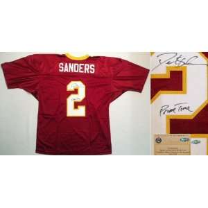 Deion Sanders Signed Florida State Jersey w/Prime Time:  