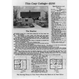   of plans   $464,c1915,exterior of house,floor plans: Home & Kitchen