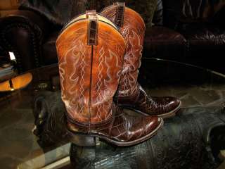 Dan Post Mens Exotic Alligator Cowboy Western Boots Size 8.5 D  