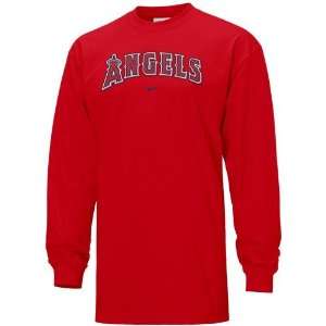  Nike Los Angeles Angels of Anaheim Red Out Pitch Long 
