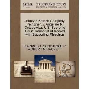   (9781270668008) LEONARD L SCHEINHOLTZ, ROBERT N HACKETT Books