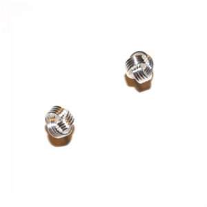    .925 Sterling Silver Knot Post Earrings   Classic Style: Jewelry