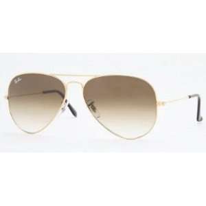  Ray Ban RB3025 Sunglasses Gold Frame / Brown Lenses: Patio 
