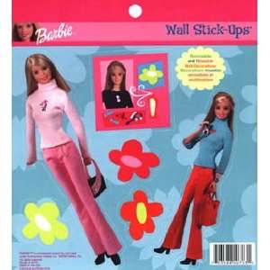  Barbie Wall Stickups (8 x 9 inch sheet) Toys & Games