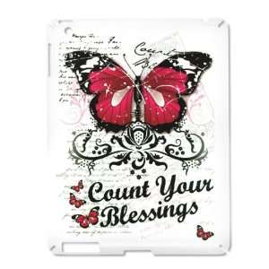  iPad 2 Case White of Count Your Blessings Butterfly 