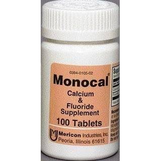 Monocal Calcium and Fluoride Mineral Supplements by Mericon Industries 
