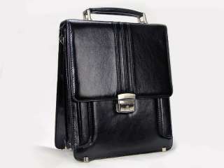   PU leather shoulder bag Messenger briefcase handbag & lock 516  