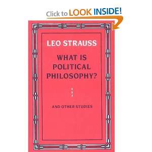   Political Philosophy? And Other Studies (9780226777139) Leo Strauss