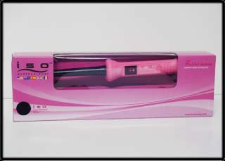 NEW ISO TWISTER 18 9mm Curling Iron, Hair Curler, Pink  