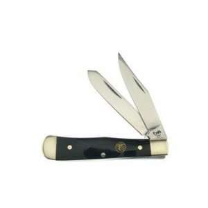  Hen and Rooster Baby Trapper Buffalo Horn Pocket Knife 