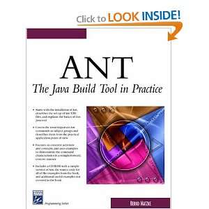 ANT The Java Build Tool In Practice (Charles River Media Programming 