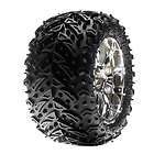 Losi LOSB7413 Zombie Max Tires/Chrome Force Wheels(2) 320S Mounted 
