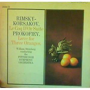 Le Coq DOr Suite Prokofiev, Love for Three Oranges