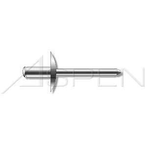   Blind Rivets Stainless Steel Body / Stainless Steel Pin Large Flange