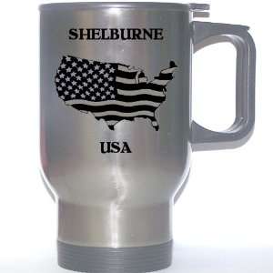  US Flag   Shelburne, Vermont (VT) Stainless Steel Mug 
