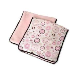   1PCDBURP Classic Classic Pink Circle Dot 2 Pieces Burp Cloth Set: Baby