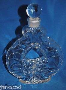 Baccarat crystal perfume bottle Lubin LOcean Blue  