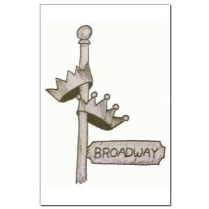  Broadway Signpost Logo Theatre Mini Poster Print by 
