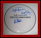 THE QUARRYMEN Signed Autograph Drum Head by All 3 Members   The 