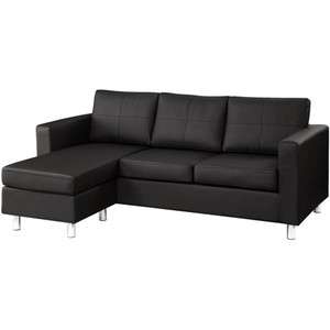 Small Spaces Sectional Sofa, Assorted Colors  
