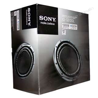 NEW Sony XS GS120LD Car Audio 1500w GS Series 12 DVC Subwoofer/Sub 