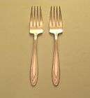 1847 Rogers SILHOUETTE pattern Salad Forks 1930 Art Deco   TWO