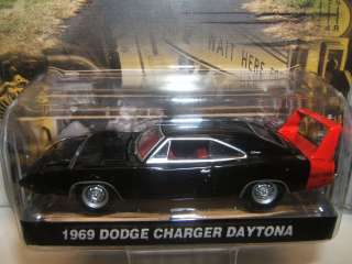GreenLight COUNTY ROADS 7 = Black 1969 Dodge Charger Daytona  