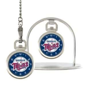  Minnesota Twins Game Time MLB Pocket Watch/Desk Clock 
