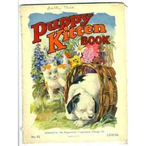 Puppy Kitten Book 1925 Regensteiner No. 52 LINENE