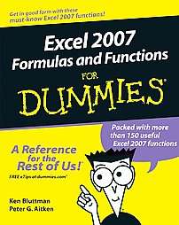 Microsoft Office Excel 2007 Formulas & Functions for Dummies 