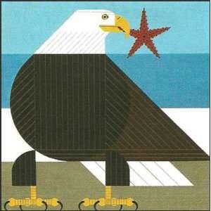 Charley Harper Lithograph Stars and Stripes