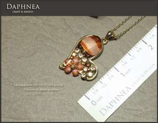 daphnea crystal new unique pendant necklace FN81215  