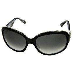 Coach Jovana S820 Black Plastic Fashion Sunglasses  
